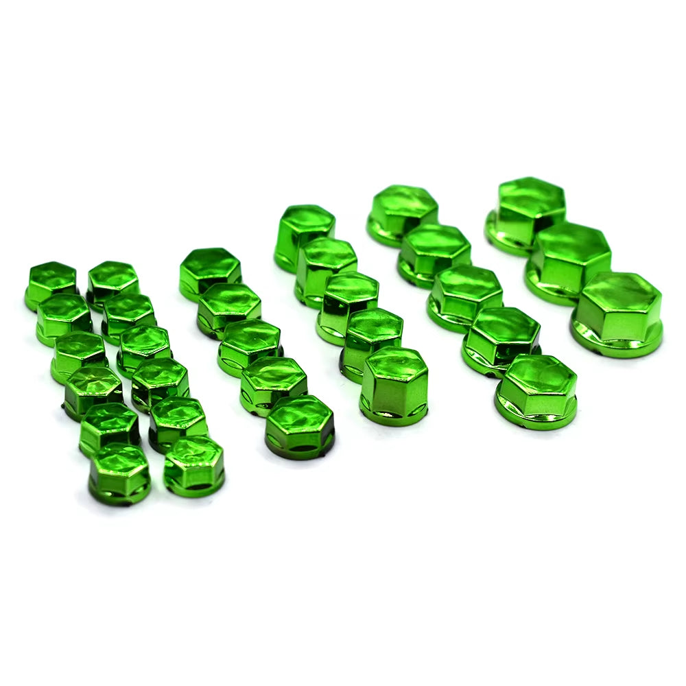 Universal 30PCS Motorcycle Modeling Plating Nut Decorative Screw Cap for KAWASAKI Z250 Z300 Z650 Z750 Z800 Z900 Z1000 ER-6F ER6N